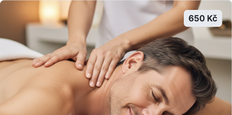 Masáž zad, šíje a ruce